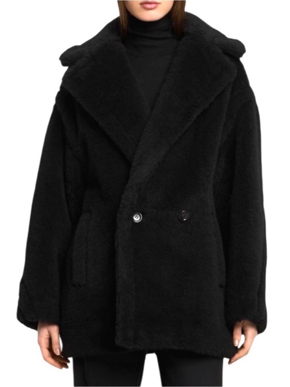 Max Mara Olga Teddy Icon Alpaca and Wool Coat